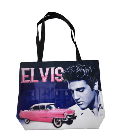 Elvis Tote Bag Pink Caddy