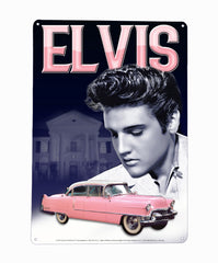 Elvis Sign Tin Pink Caddy