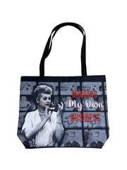 Lucy Tote Bag Mind My Own Business