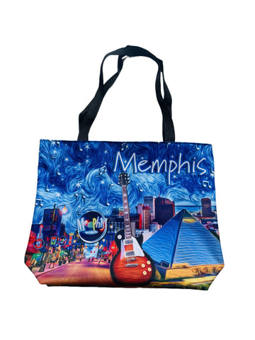 Memphis Tote Bag Starry Night