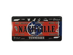 Nashville Magnet License Plate Icons