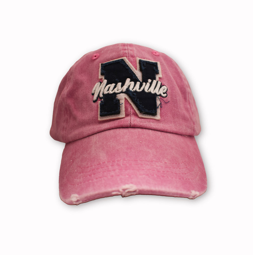 Nashville Cap Pink Denim