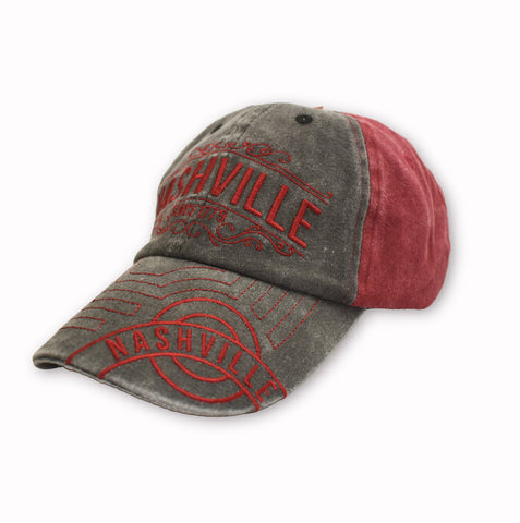 Nashville Cap Gray And Red Since 1779