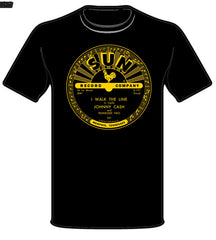 Sun Records T-Shirt Johnny Cash Walk The Line...