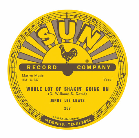 Sun Records Magnet Tin Jerry Lee Lewis Shakin...