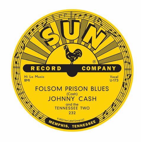 Sun Records Magnet Tin Johnny Cash  Folsom Prison ...