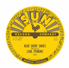 Sun Records Magnet Tin Blue Suede Shoes /Carl Perkins