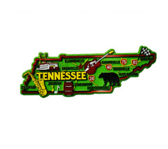 Tennessee Magnet Green Map