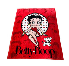 Betty  Boop Throw Blanket "Silhouettes"