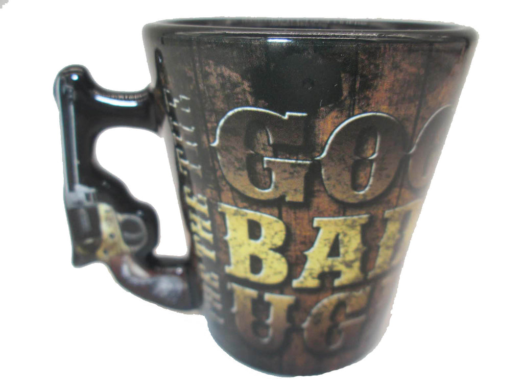The Good, The Bad and The Ugly Shot Glass Pistol Handle