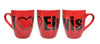 Elvis Mug I Love Red