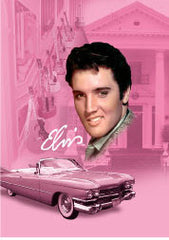 Elvis Magnet Pink w/Guitars