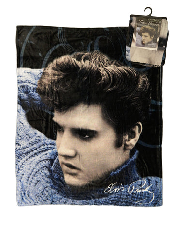 Elvis Throw Blue Sweater