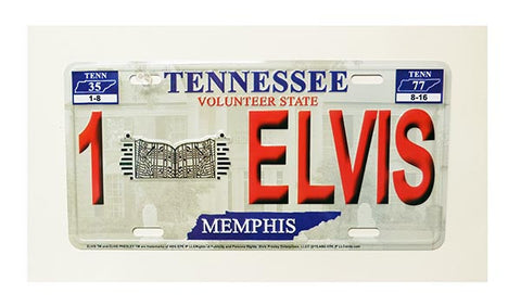 Elvis License Plate 1ELVIS