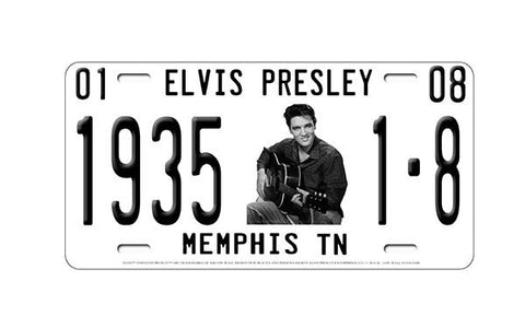 Elvis License Plate 1935