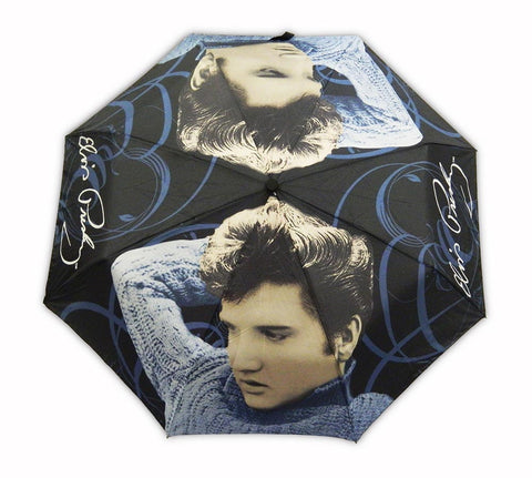 Elvis Umbrella Blue Sweater