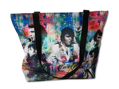 Elvis Tote Bag Colorful Collage -
