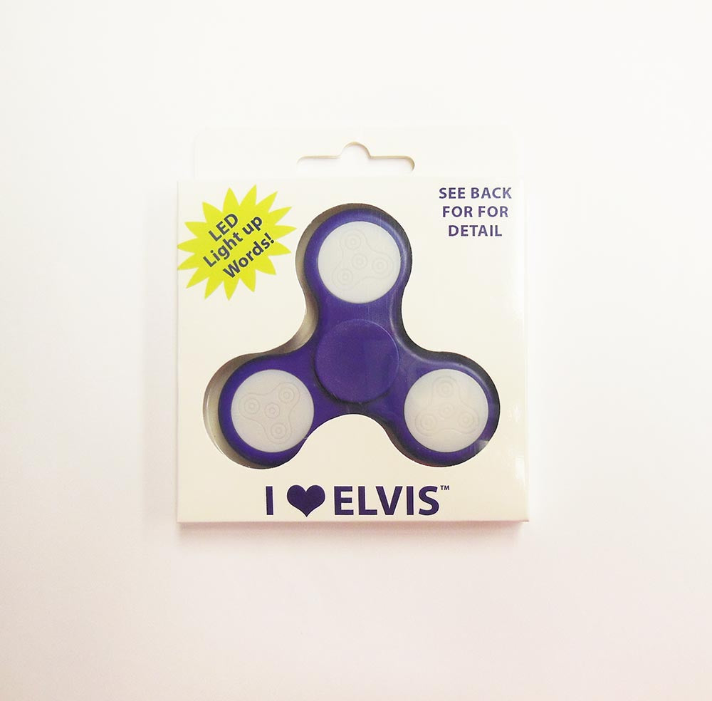 Elvis Spinner Led I Love Elvis