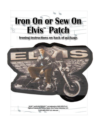 Elvis Patch Motorcycle -