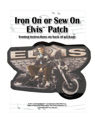 Elvis Patch Motorcycle -