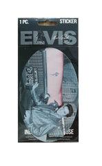 Elvis Sticker Oval Front of Car
