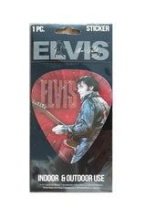 Elvis Sticker Gtr Pick Shape '68 Name