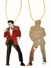 Elvis Ornament Red Jacket Swing Legs