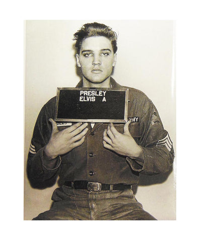 Elvis Magnet Enlisting Photo