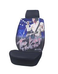 Elvis Universal Seat Cover The King Blue/ Wte Jumpsuit