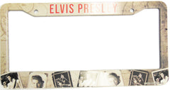 Elvis License Plate Frame  Blk&Wht Pic