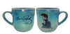 Elvis Mug Glazed Blue Sweater.