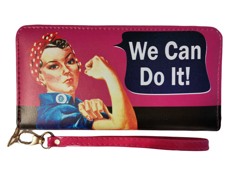 Rosie The Riveter Wallet We Can Do It
