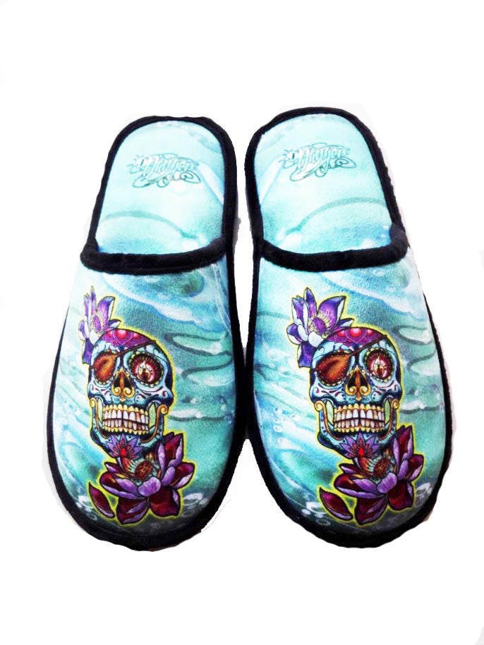 James Danger Slippers Skully Roger