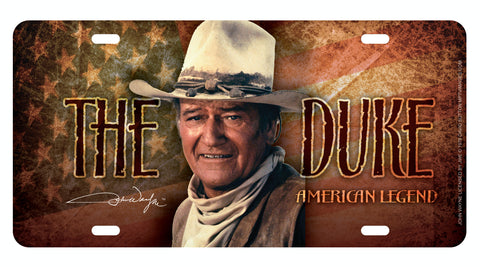 John Wayne Magnet License Plate The Duke