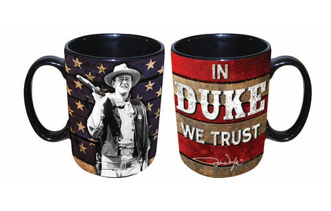 John Wayne Mug In Duke We Trust