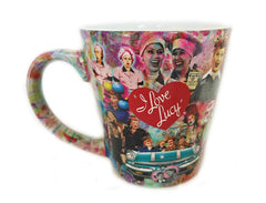 Lucy Latte Mug Colorful Collage