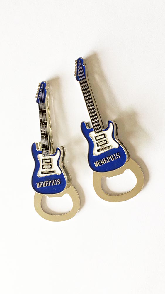 Memphis Bottle Opener / Magnet Guitar Clip