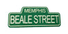 Memphis Magnet Beale Street Sign Tin