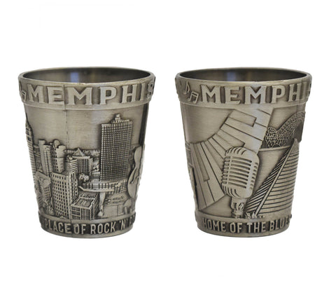 Memphis Shot Glass Pewter