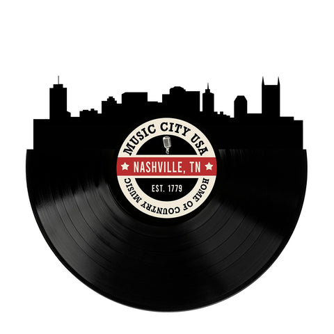Nashville Magnet Skyline Record