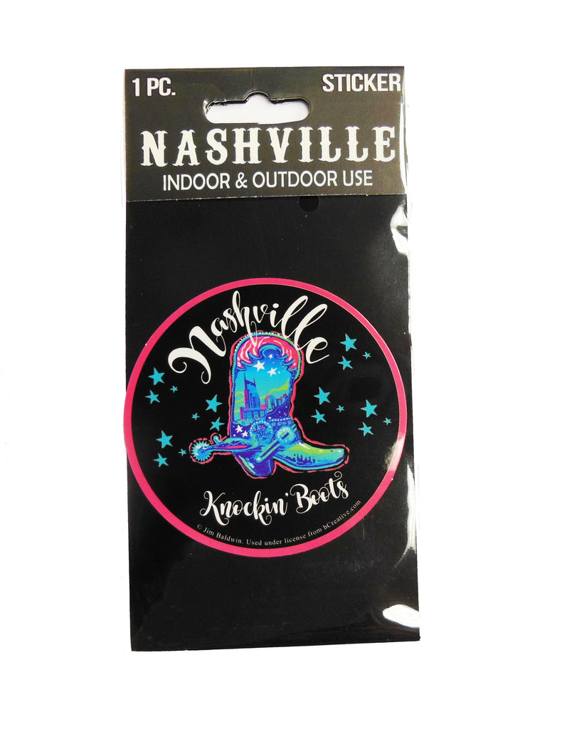 Nashville Sticker Knockin Boots