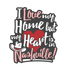 Nashville Magnet Heart Is In Nashville