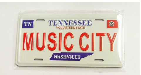 Nashville Magnet License Plate Music City