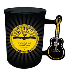 Sun Records Mug Johnny Cash w/ Guitar Handle