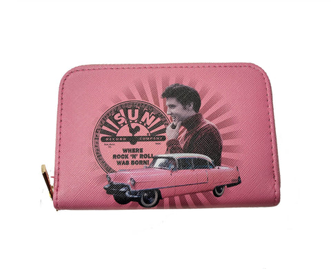 Sun Records Wallet Elvis Pink