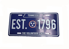 Tennessee Magnet License Plate Est. 1796