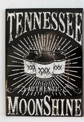 Tennessee Magnet Moonshine Blk&Wht