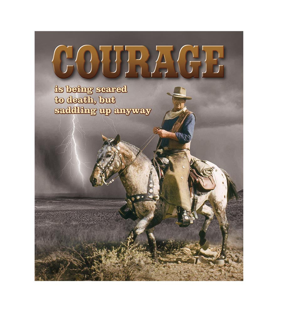 John Wayne Throw Courage