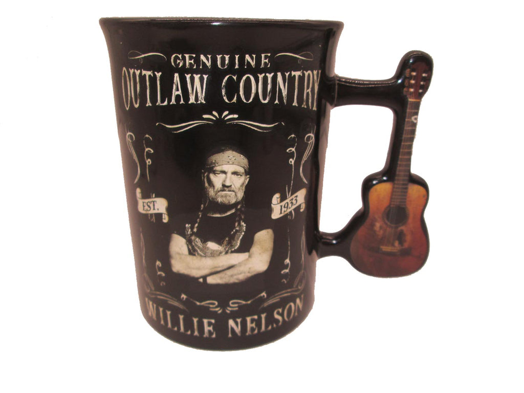 Willie Nelson Mug w/ Guitar Handle