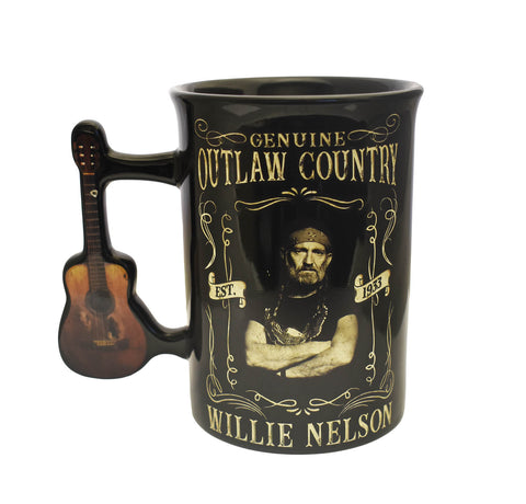 Willie Nelson Mug w/ Guitar Handle